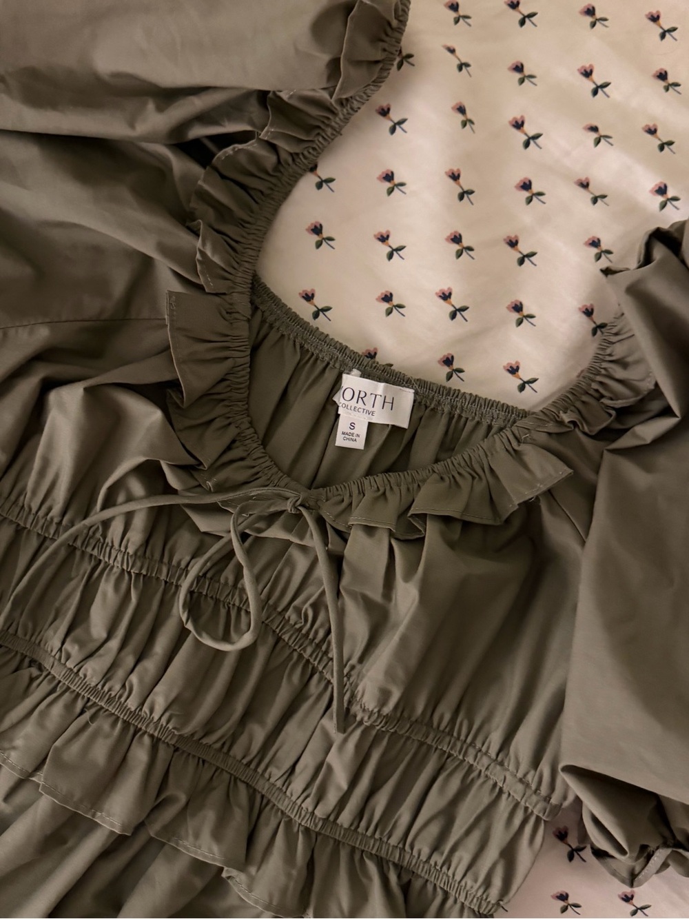 worth collective maxi olive green dress - Picture 4 of 4